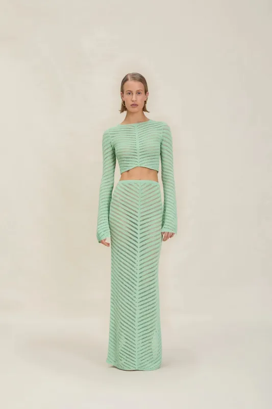 Devon Windsor - Raya Top - Seafoam sold by Jessie Boutique