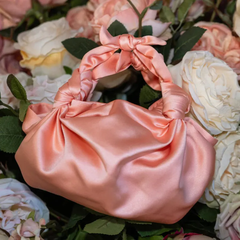 NLA - Knot Bag - Flamingo sold by Jessie Boutique