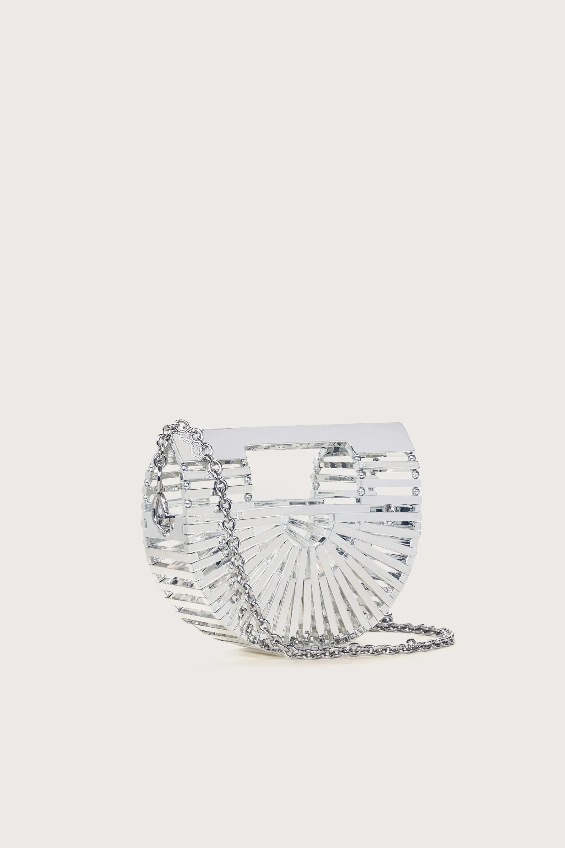 Cult Gaia - Gaia’s Ark Nano Crossbody - Shiny Silver sold by Jessie Boutique product image thumbnail 3