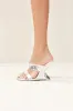 Cult Gaia - Yara Sandal - Silver sold by Jessie Boutique