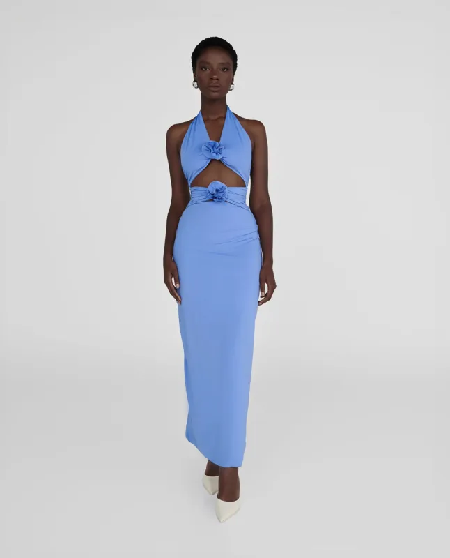 Maygel Coronel - Vaupes Maxi Dress - Coast Blue sold by Jessie Boutique