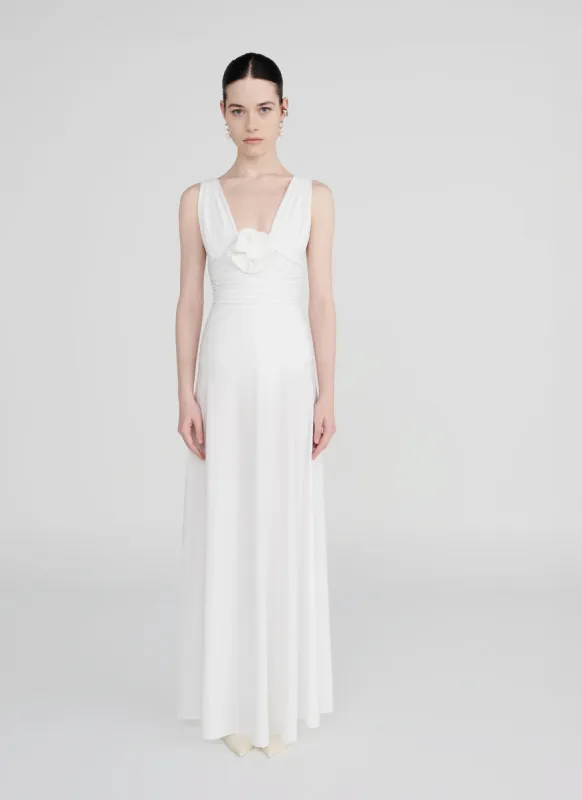 Maygel Coronel - Orinoco Maxi Dress - Off White sold by Jessie Boutique