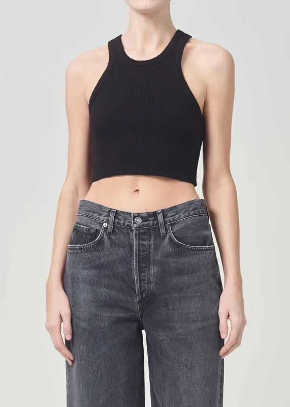 Agolde - Bailey Tank - Black sold by Jessie Boutique