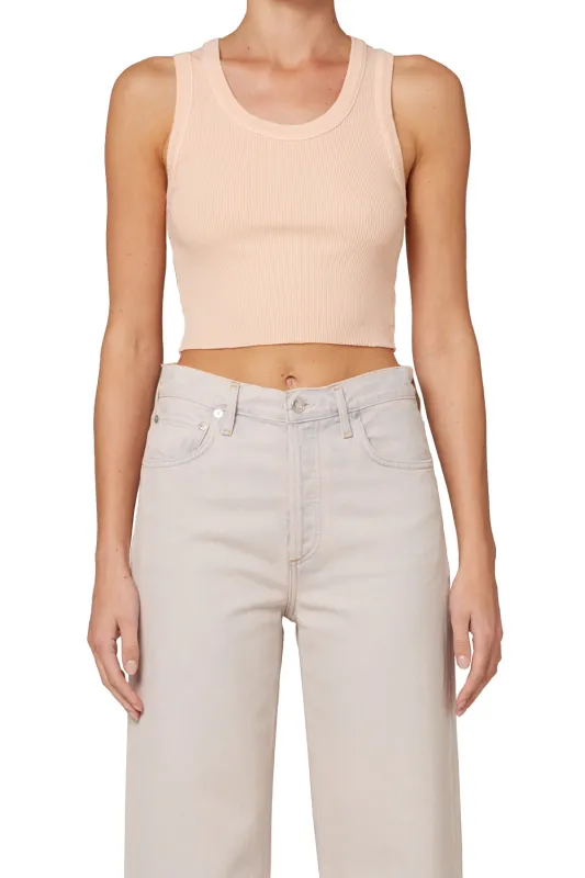 Agolde - Cropped Poppy Tank - Sprinkle sold by Jessie Boutique