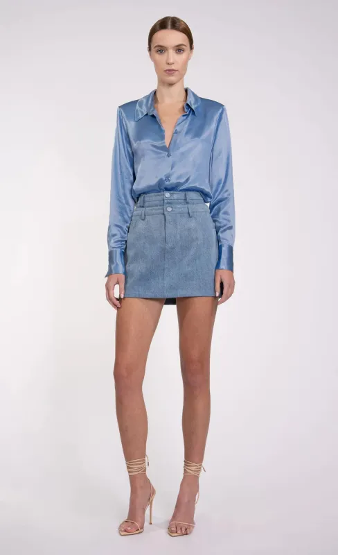 Nonchalant - Camden Skirt - Denim sold by Jessie Boutique