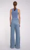 Nonchalant - Eve Crop - Blue sold by Jessie Boutique