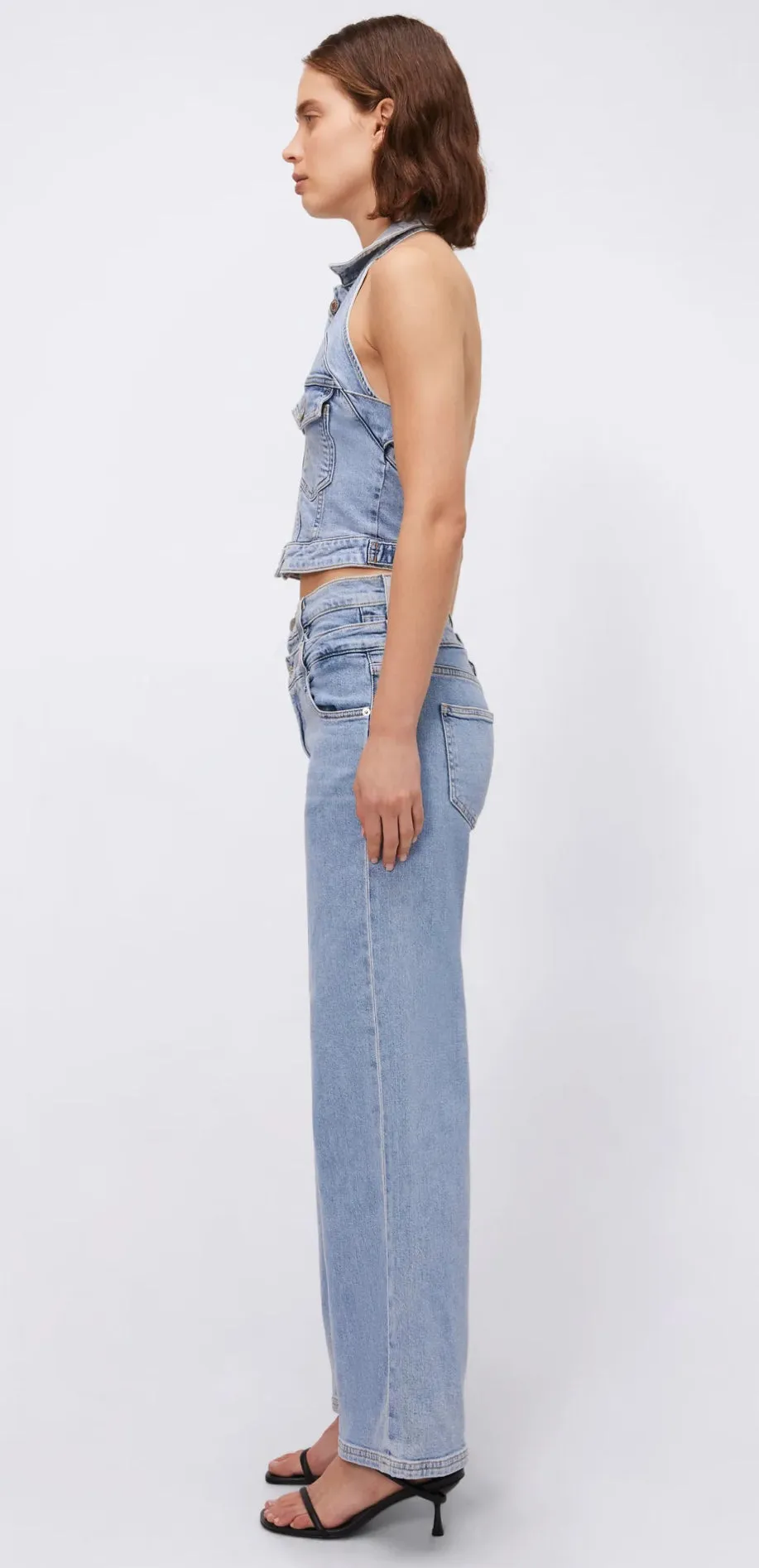 Simkhai - Lincoln Halter Top - Coastal sold by Jessie Boutique product image thumbnail 2