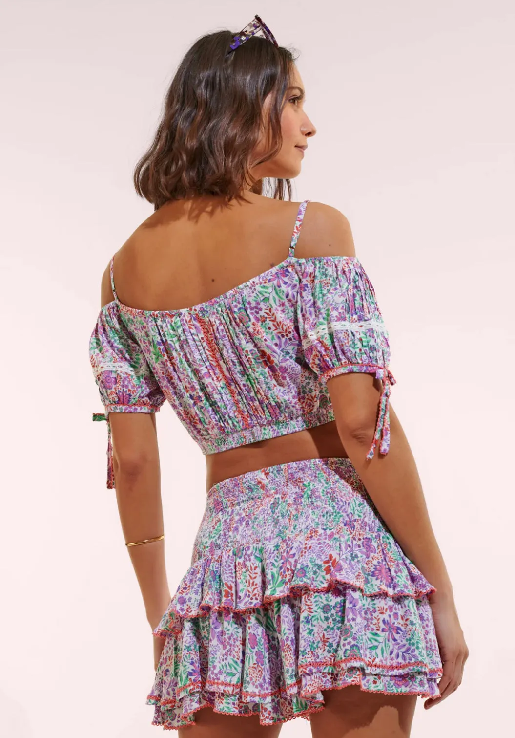 Poupette St. Barth - Top Bonny - White Lavender Nature sold by Jessie Boutique product image thumbnail 2