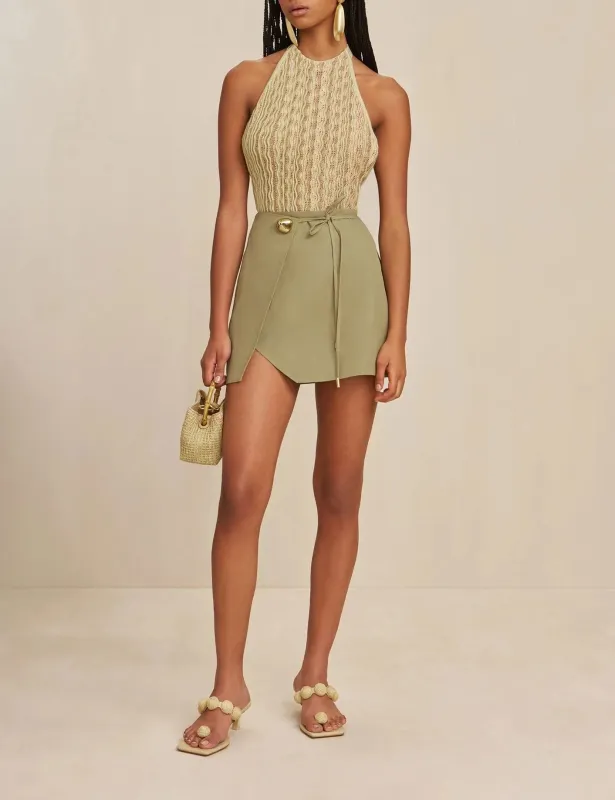Cult Gaia - Aalia Knit Top - Beach Combo sold by Jessie Boutique