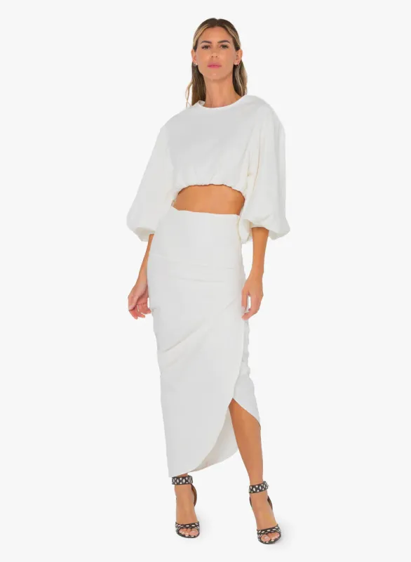 JBQ - Noor Skirt - White sold by Jessie Boutique