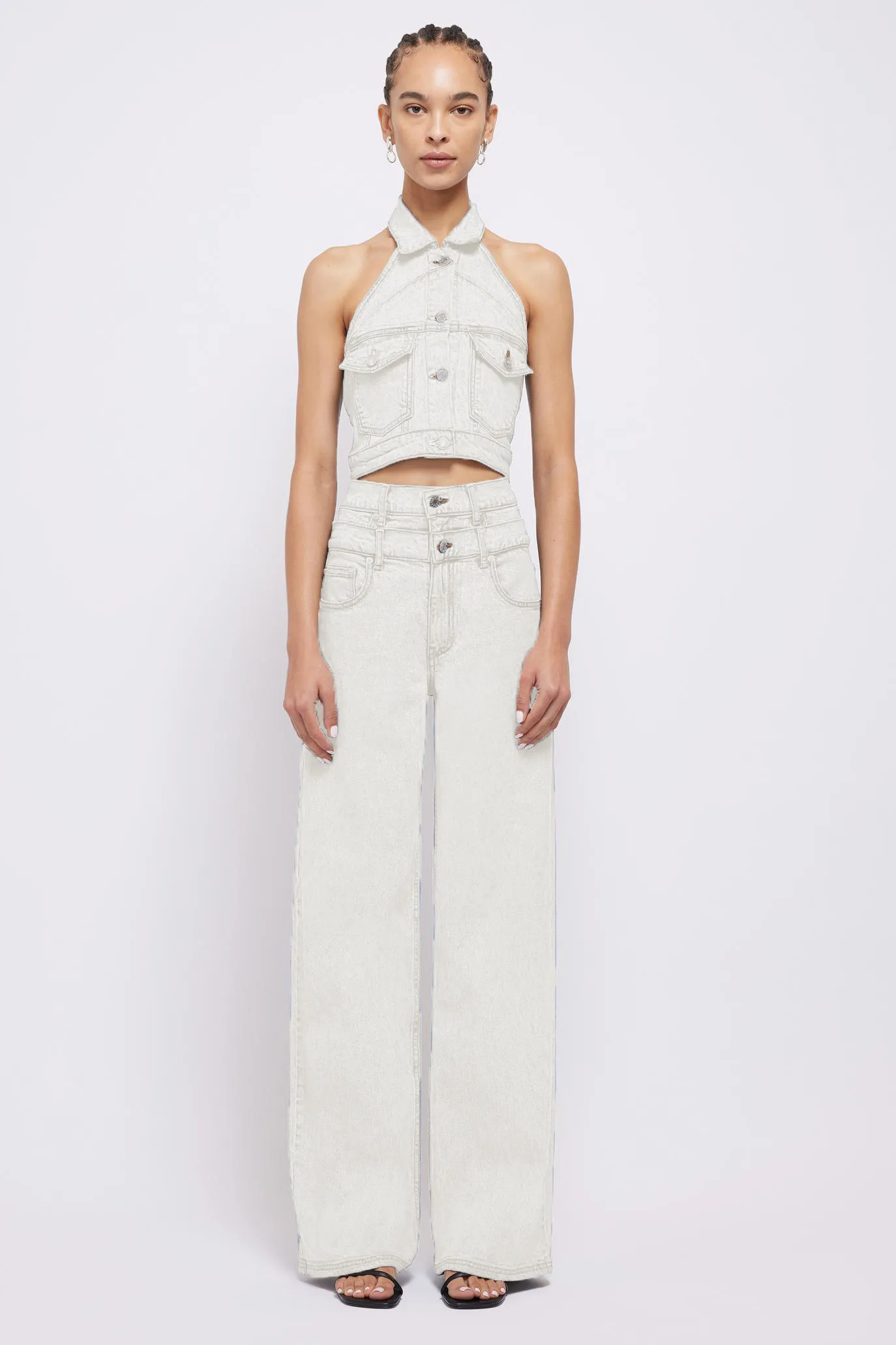 Simkhai - Kove Jean - White sold by Jessie Boutique