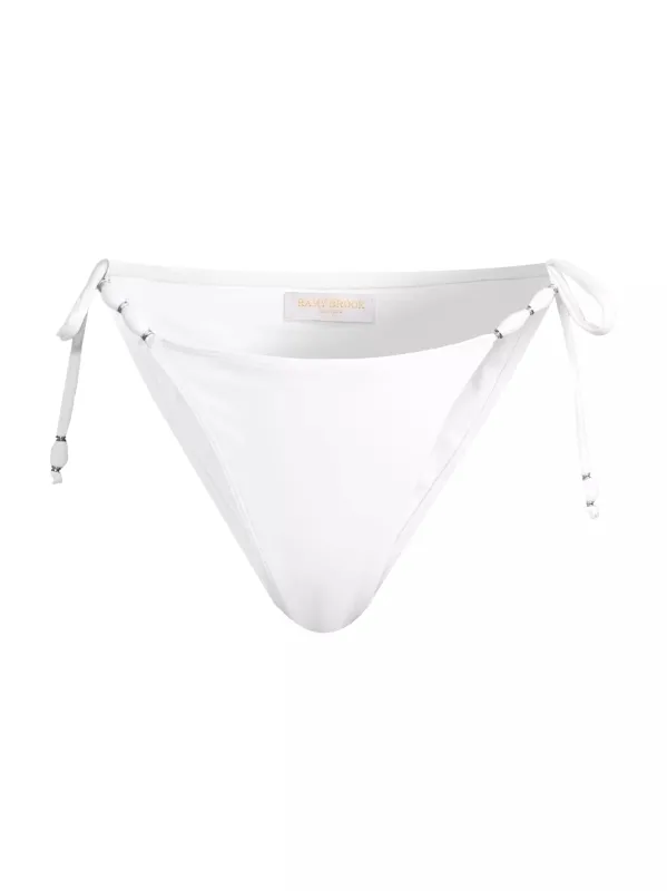 Ramy Brook - Paula Bikini Bottom - White sold by Jessie Boutique