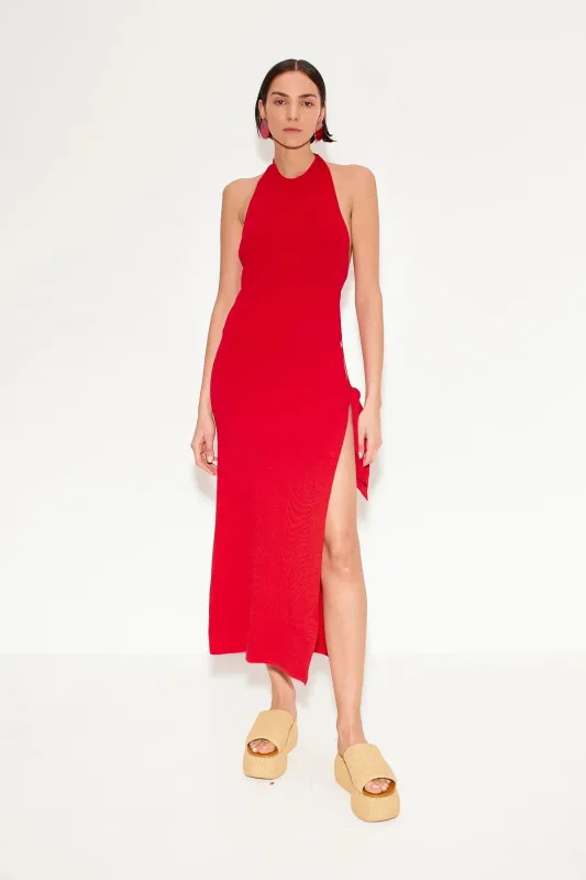 Simon Miller - Junjo Knit Dress - Retro Red sold by Jessie Boutique