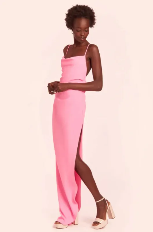 Amanda Uprichard - Janet Gown - Shocking pink sold by Jessie Boutique