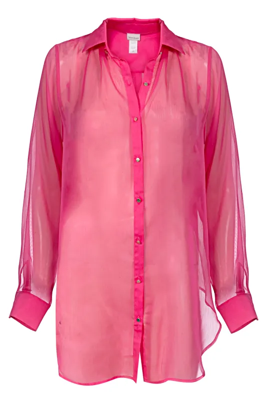 Shani Shemer - Jonas Buttoned Down Shirt - Rose Blossom sold by Jessie Boutique