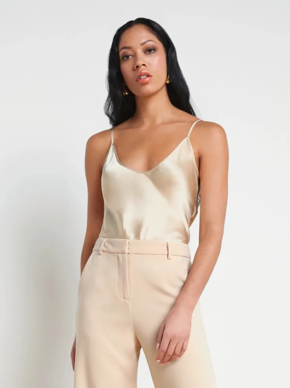 L’agence - Lexi Silk Camisole - Toasted Almond sold by Jessie Boutique