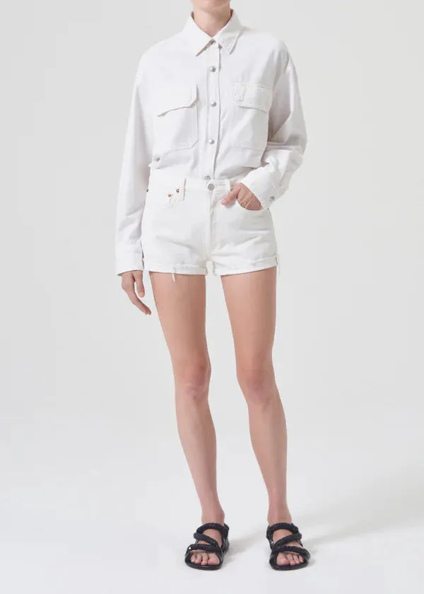 Agolde - Parker Vintage Rolled Short - Fortune Cookie sold by Jessie Boutique