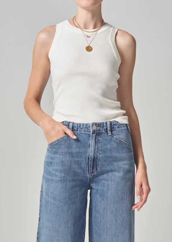Citizens of Humanity - Isabel Rib Tank - Pashmina sold by Jessie Boutique