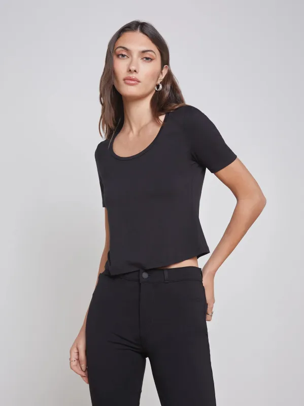 L’agence - Dana Tee - Black sold by Jessie Boutique