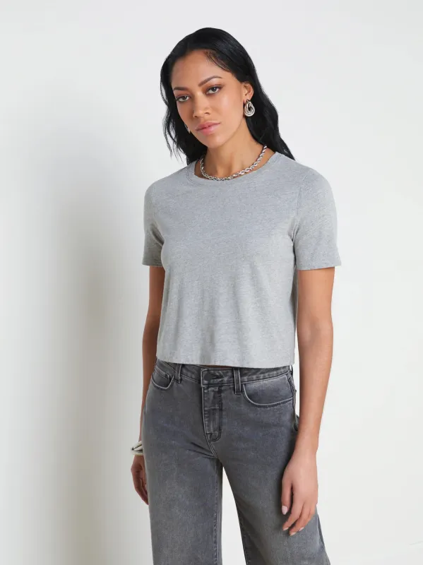 L’agence - Donna Tee - Heather Grey sold by Jessie Boutique