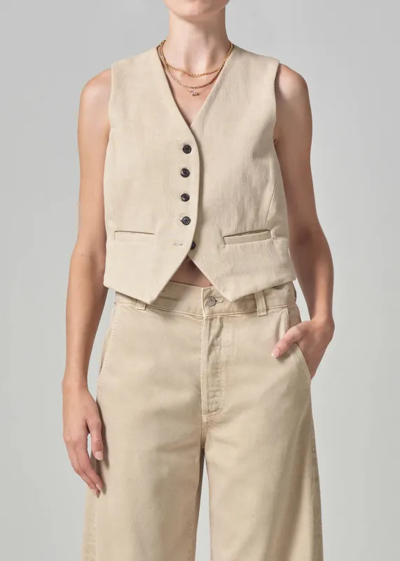 Citizens of Humanity - Sierra Vest - Taos Sand sold by Jessie Boutique