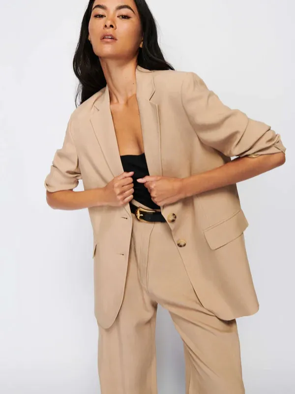 Nation LTD - Beau Oversized Blazer - Paper bag sold by Jessie Boutique