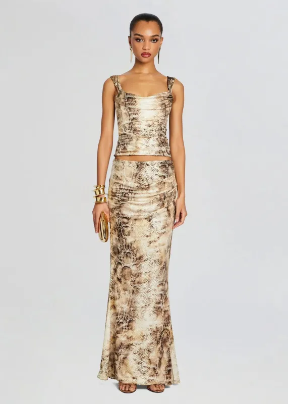 Retrofete - Vivienne Skirt - Vintage Snake sold by Jessie Boutique