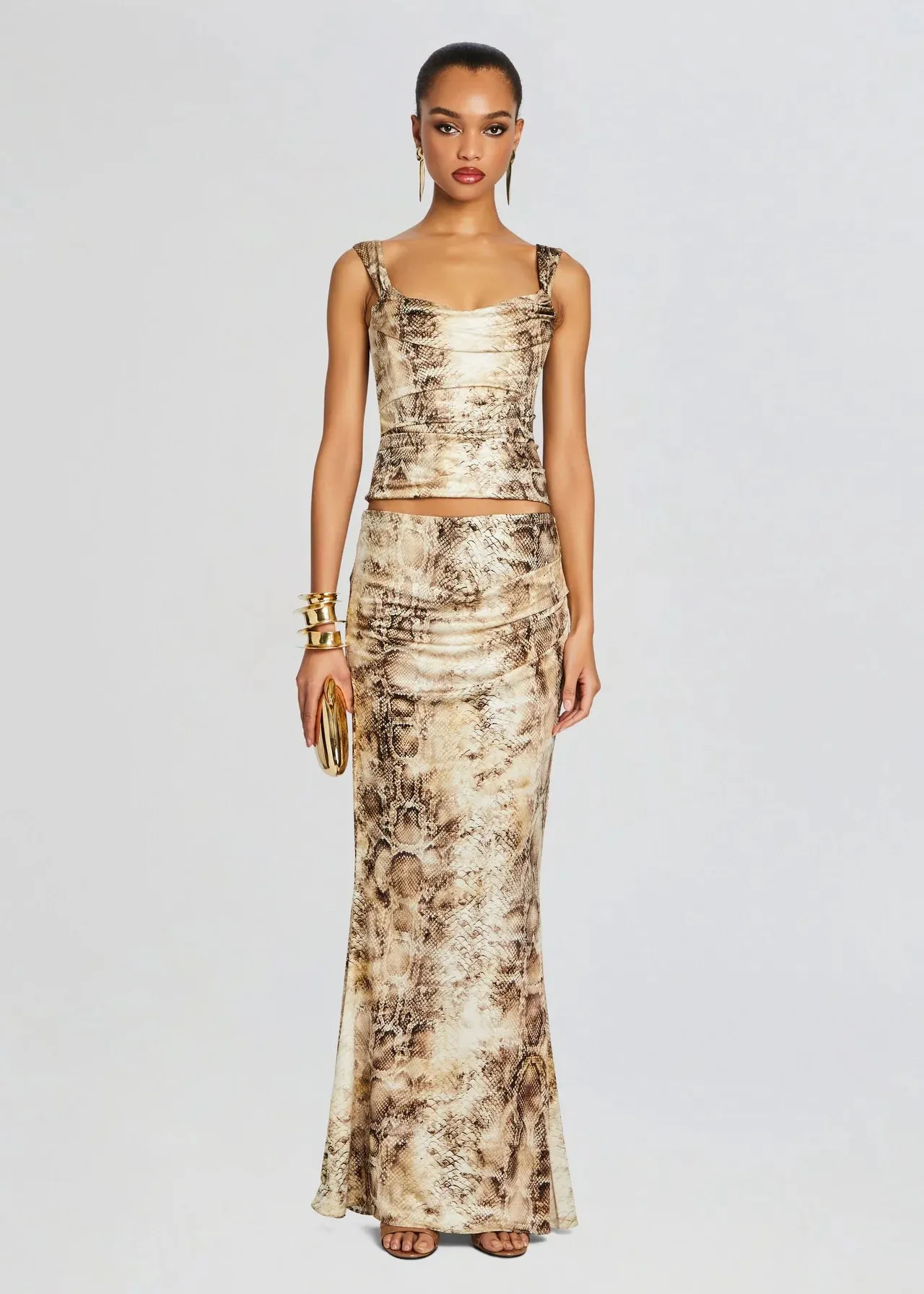 Retrofete - Vivienne Skirt - Vintage Snake sold by Jessie Boutique