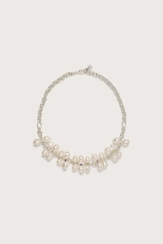 Cult Gaia - Dolly Necklace - Pearl sold by Jessie Boutique