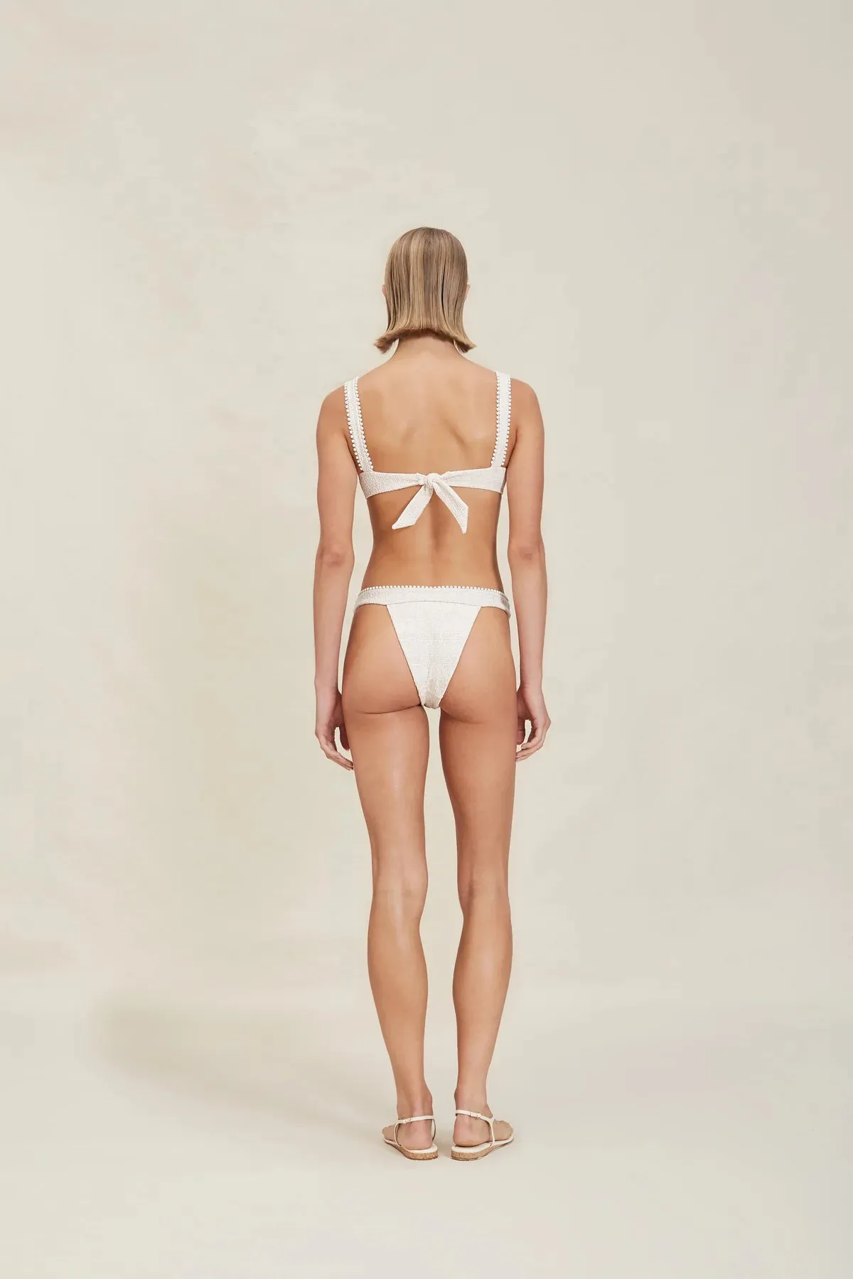 Devon Windsor - Palmer Top - Cream Tweed sold by Jessie Boutique product image thumbnail 3