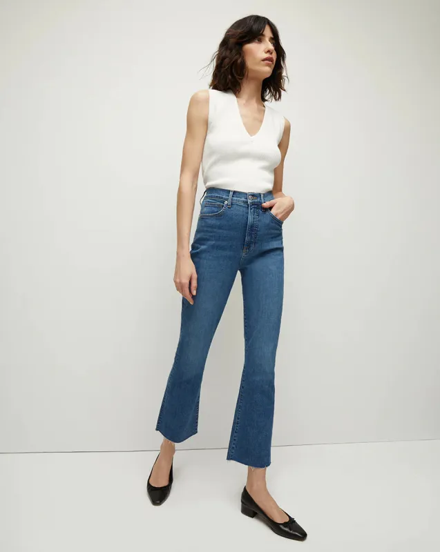 Veronica Beard - Carolina Ankle Skinny Flare - Serendipity sold by Jessie Boutique