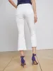 L’agence - Kendra Cropped Flare Jean - Blanc sold by Jessie Boutique