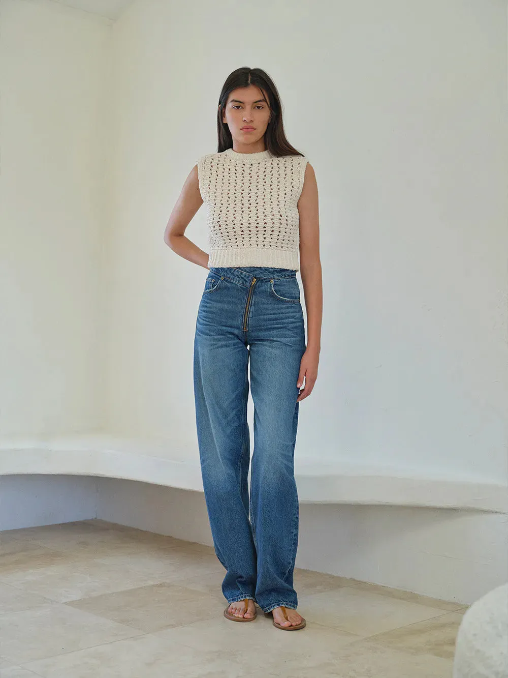 Frame - Angled Zipper Long Barrel - Pearl District sold by Jessie Boutique