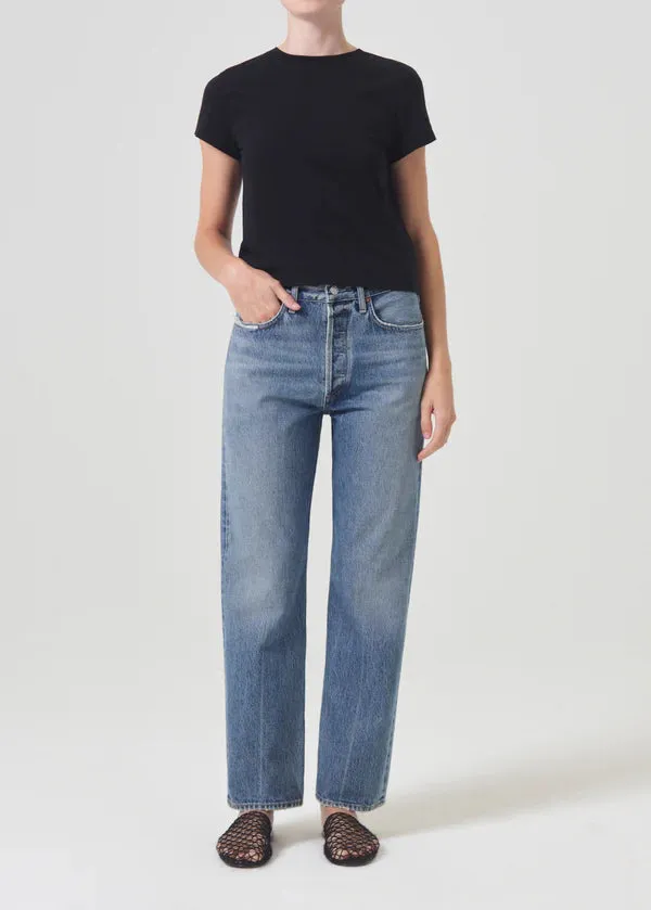 Agolde - Adine Shrunken Tee - Black sold by Jessie Boutique