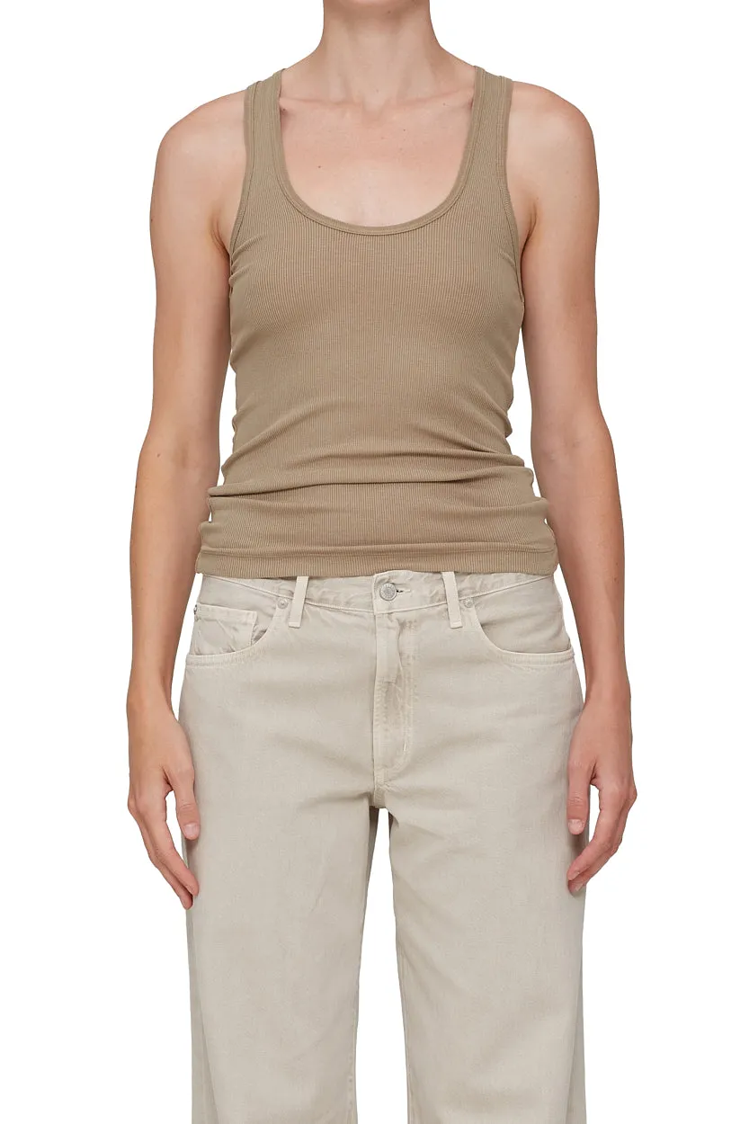 Agolde - Bianca Tank - Snail sold by Jessie Boutique