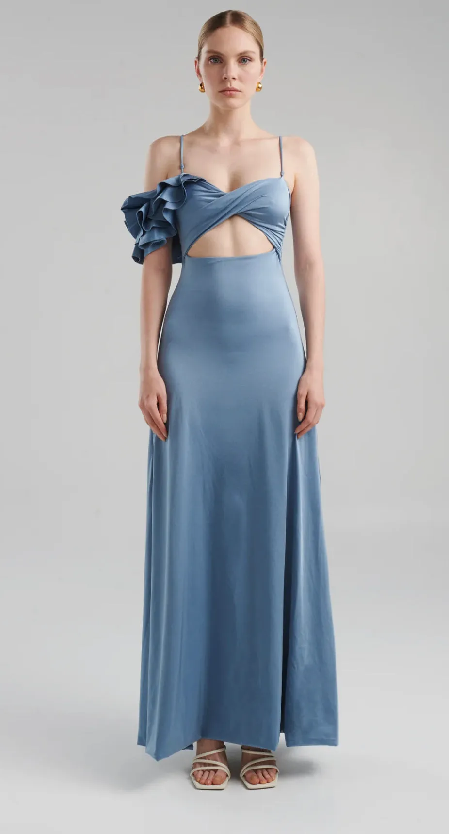 Maygel Coronel - Cavalieri Dress - Riva Blue sold by Jessie Boutique