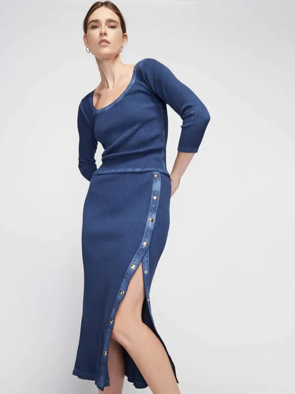 Nation LTD - Cala Skirt - Denim sold by Jessie Boutique