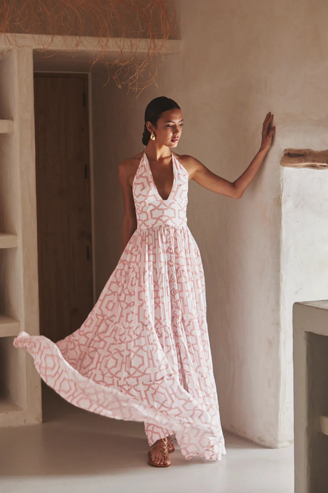 Alexandra Miro - Celeste Dress - Blush Tile sold by Jessie Boutique product image thumbnail 2