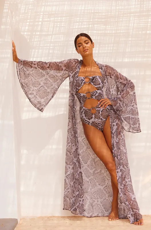 Alexandra Miro - Anya Swimsuit - Snake made by Jessie Boutique