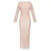 Santa Brands - Diamonds Maxi Dress - Blush sold by Jessie Boutique