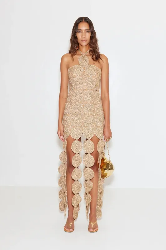 Simon Miller - Beep Beep Dress - Star Gold sold by Jessie Boutique