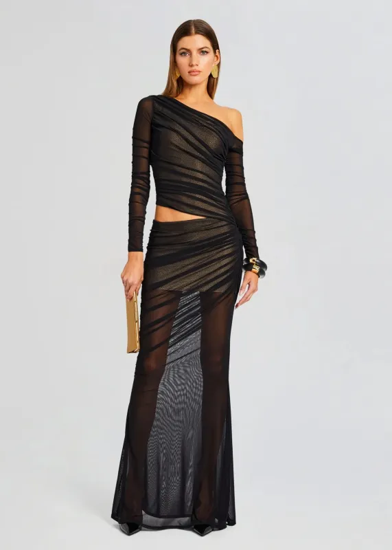 Retrofete - Aura Dress - Black/Nude sold by Jessie Boutique