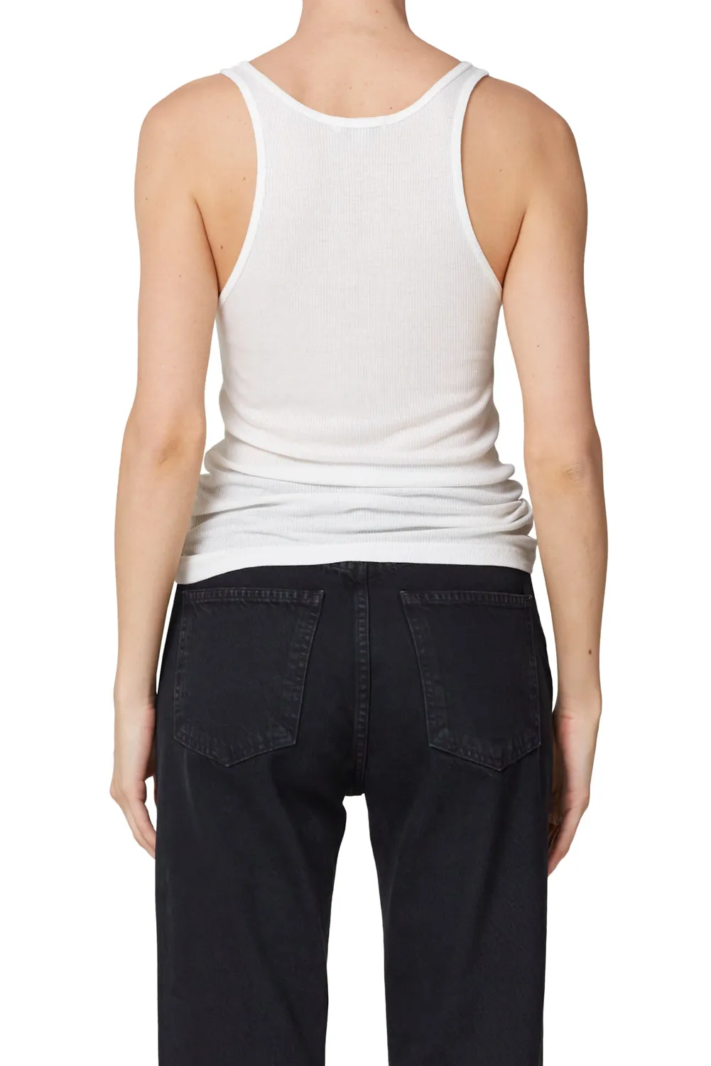 Agolde - Karla Tank - White sold by Jessie Boutique product image thumbnail 2