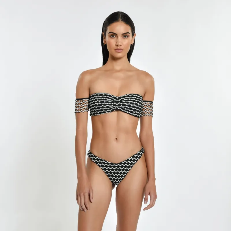 Peixoto - Levi Bikini Top - Domino Dayl sold by Jessie Boutique
