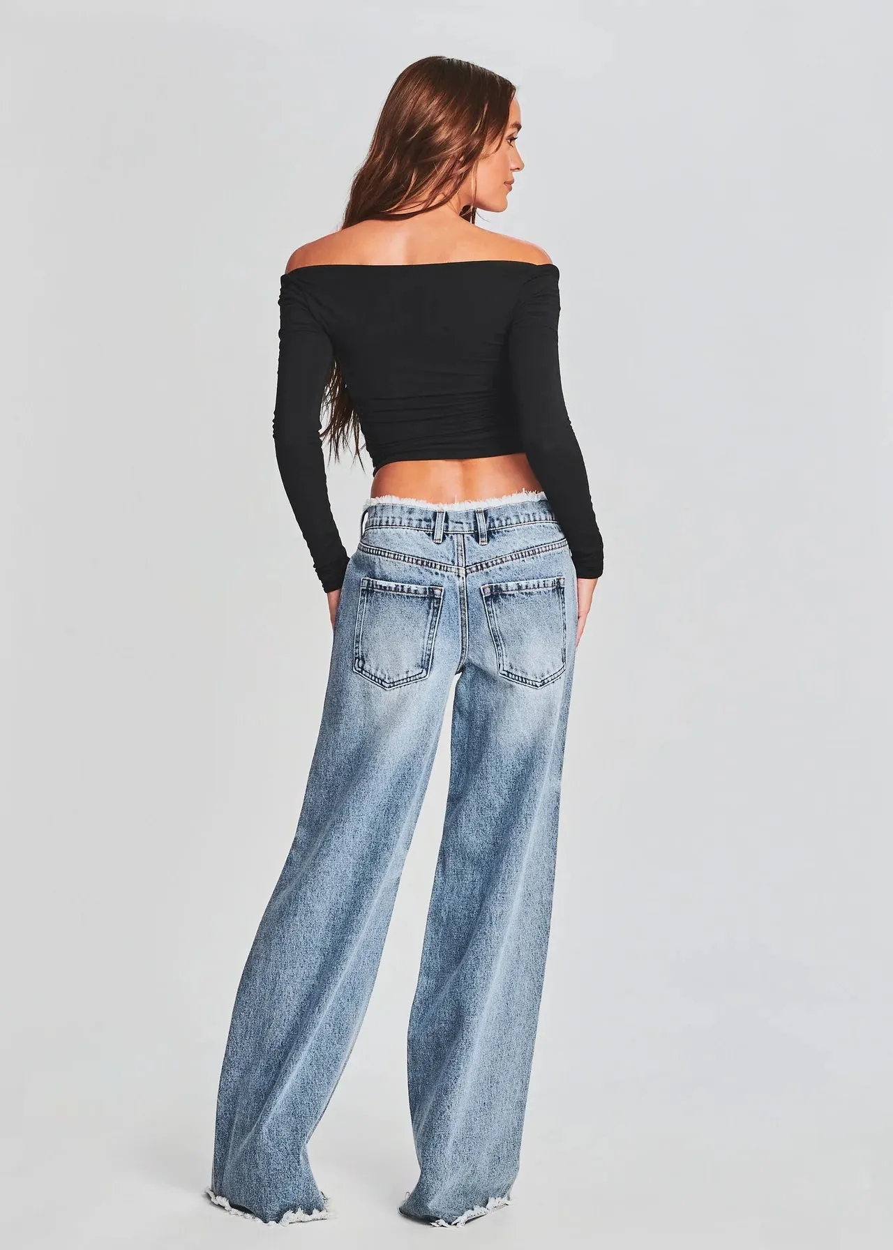 Ser.o.ya - Mountain Wide Leg Jean - Sorrento sold by Jessie Boutique product image thumbnail 3
