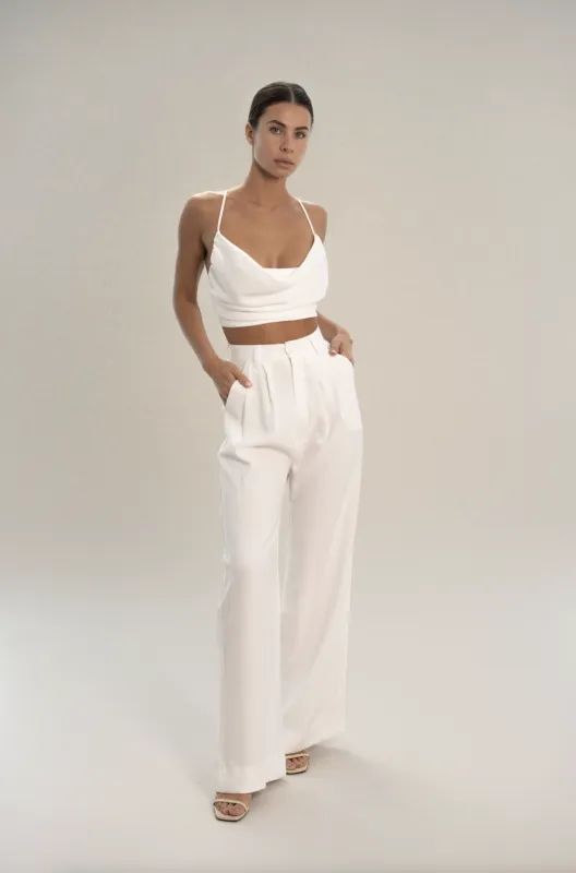 Nonchalant - Fabi Pants - White sold by Jessie Boutique