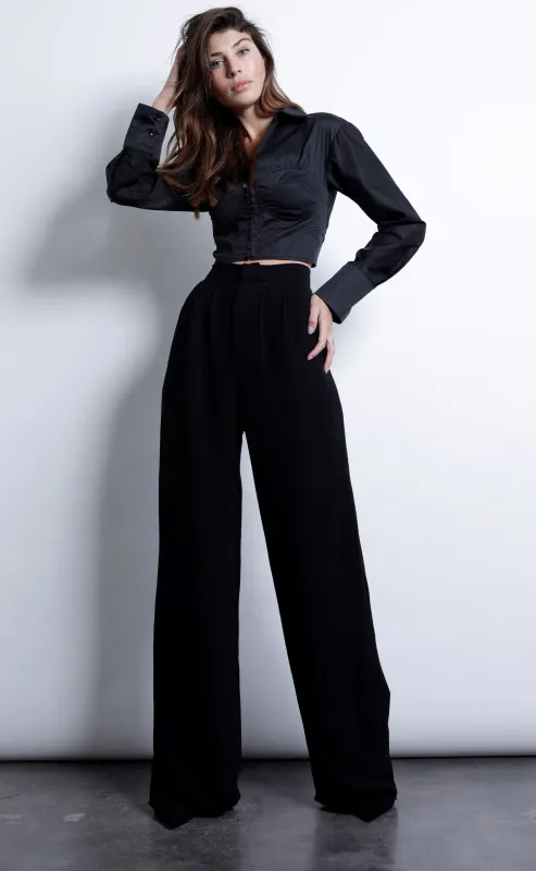 Karina Grimaldi - Aster Blouse - Black sold by Jessie Boutique