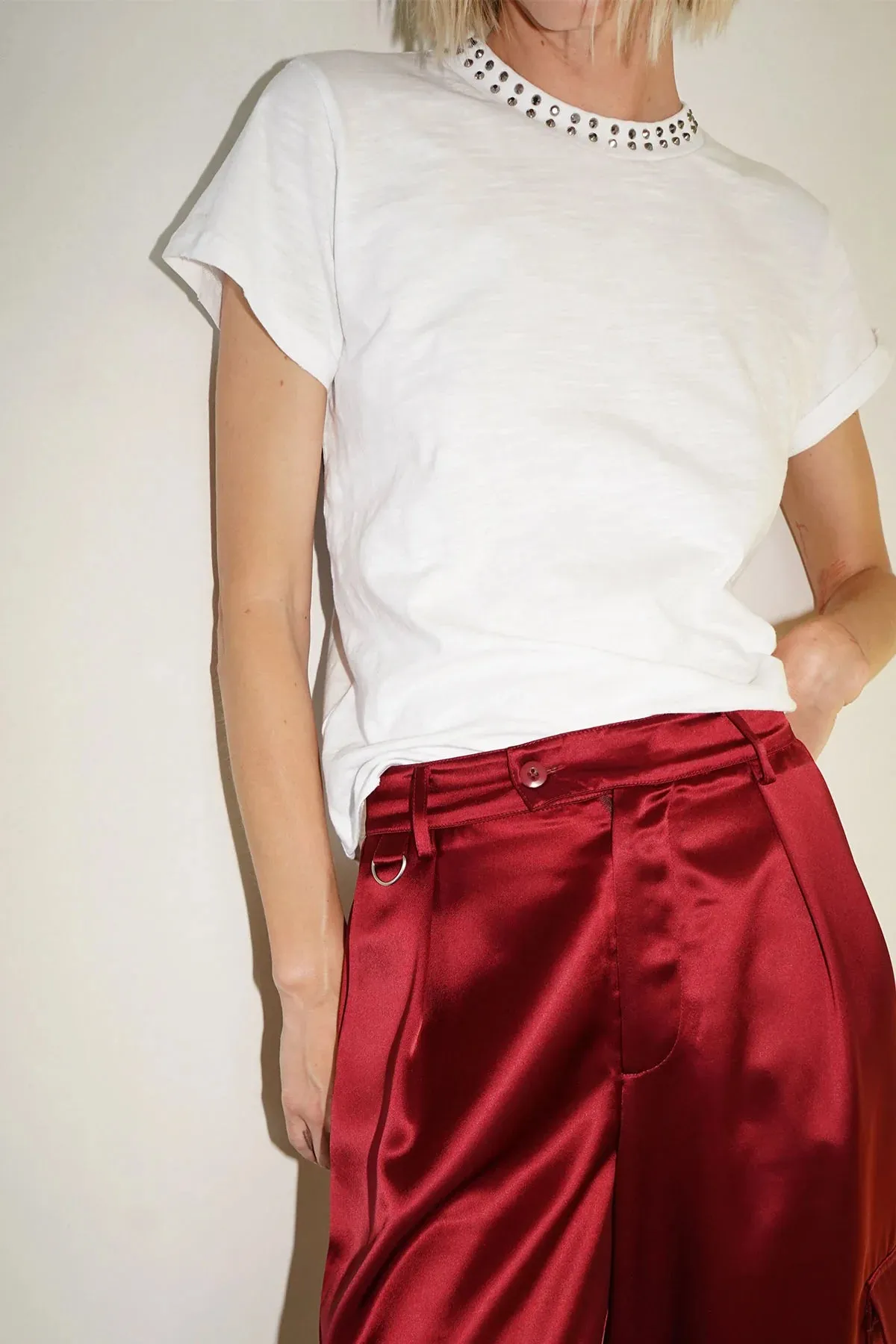 LNA - Jett Cotton Slub Tee - Off White sold by Jessie Boutique product image thumbnail 2
