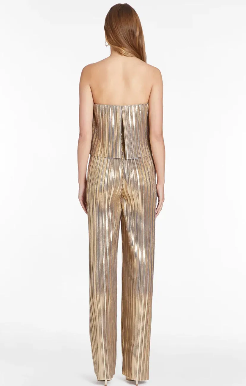Amanda Uprichard - Collina Jumpsuit - Gold sold by Jessie Boutique product image thumbnail 3
