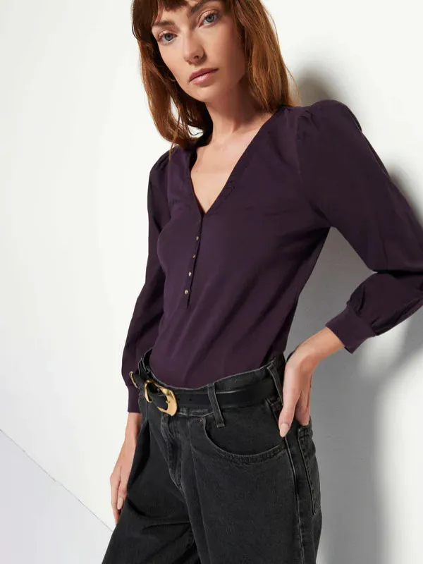 Nation LTD - Ivy Henley - Fig Jam sold by Jessie Boutique